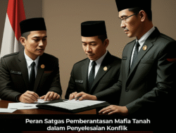 Peran Satgas Pemberantasan Mafia Tanah dalam Penyelesaian Konflik
