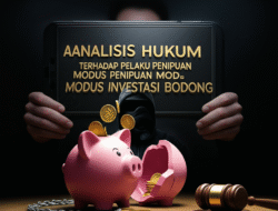 Analisis Hukum terhadap Pelaku Penipuan Modus Investasi Bodong
