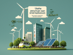 Usaha penurunan emisi karbonium serta sasaran nasional
