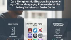Cara Mengatur Notifikasi Smartphone Agar Tidak Mengganggu Konsentrasi Saat Sedang Bekerja atau Belajar Serius