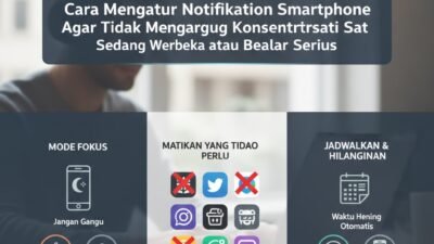 Cara Mengatur Notifikasi Smartphone Agar Tidak Mengganggu Konsentrasi Saat Sedang Bekerja atau Belajar Serius